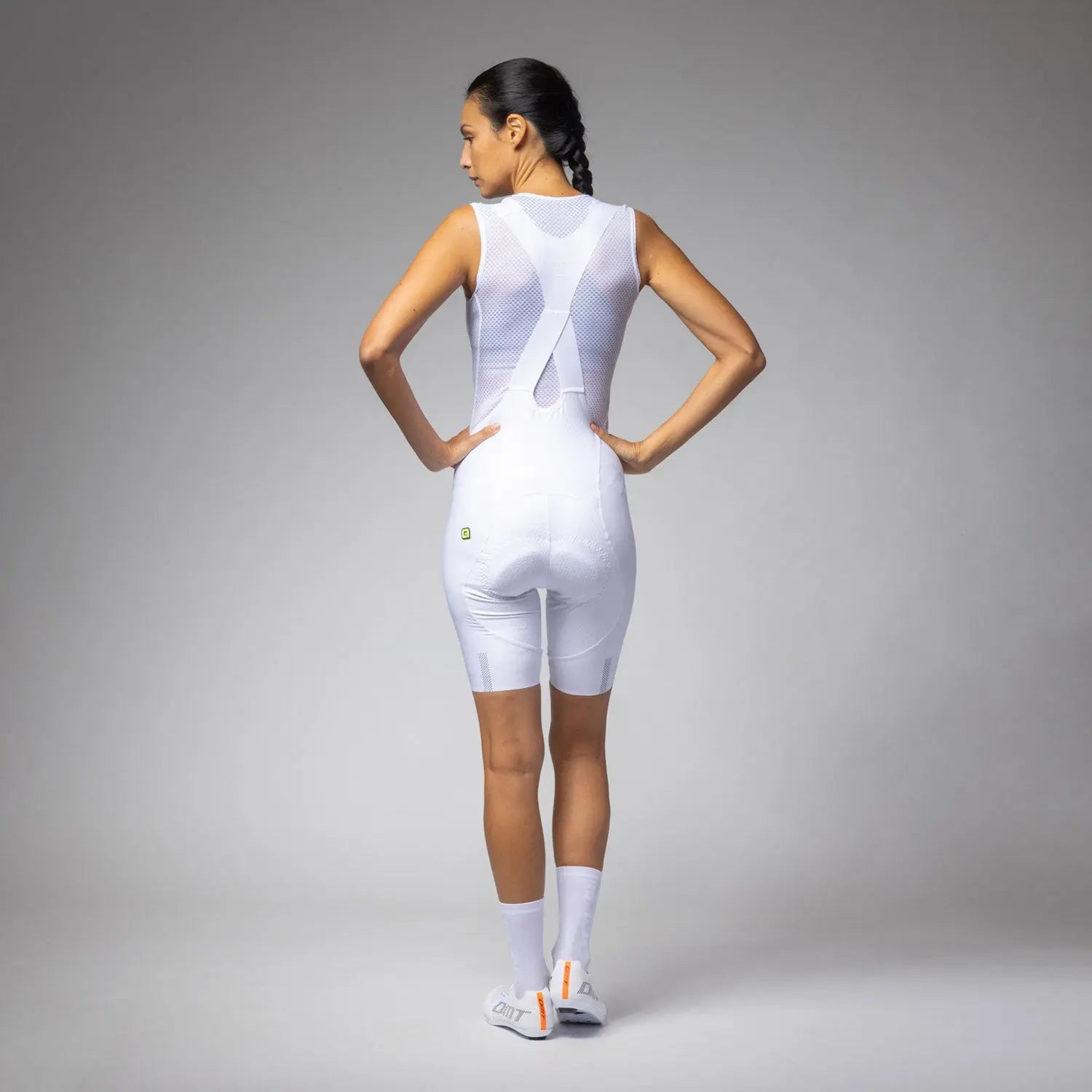 Ale Clothing Voltage R-EV1 Ladies Bib Shorts White - FREE UK Shipping, FREE 365 Day Returns | Moto Central