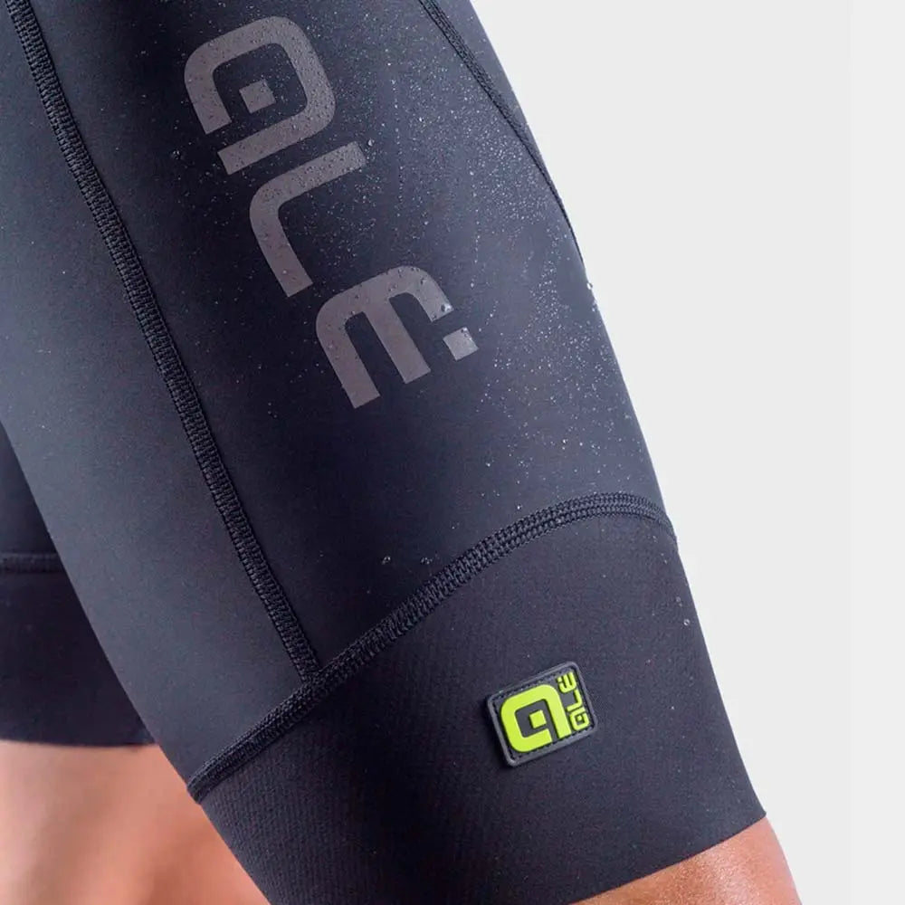 Ale Clothing Clima R-EV1 Winter Bib Shorts Black / Yellow - FREE UK Shipping, FREE 365 Day Returns | Moto Central
