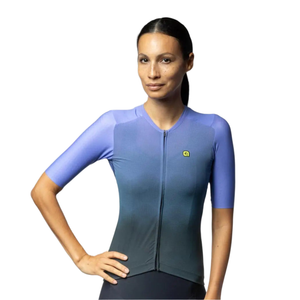 Ale Clothing Velocity 2.0 R-EV1 Ladies Short Sleeves Jersey Blue - FREE UK Shipping, FREE 365 Day Returns | Moto Central