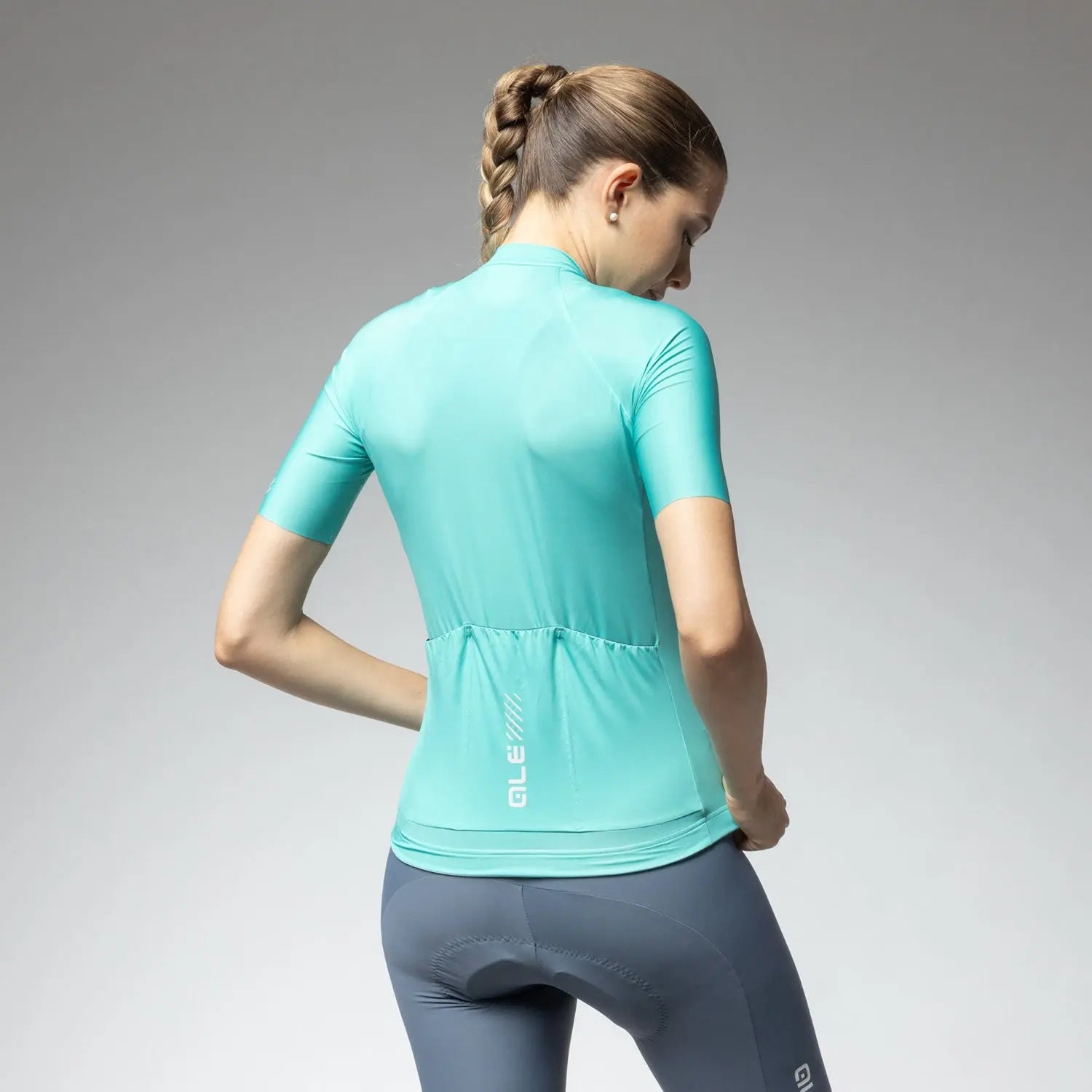 Ale Clothing Colour Block 2.0 Pragma Ladies Short Sleeves Jersey Cyan - FREE UK Shipping, FREE 365 Day Returns | Moto Central