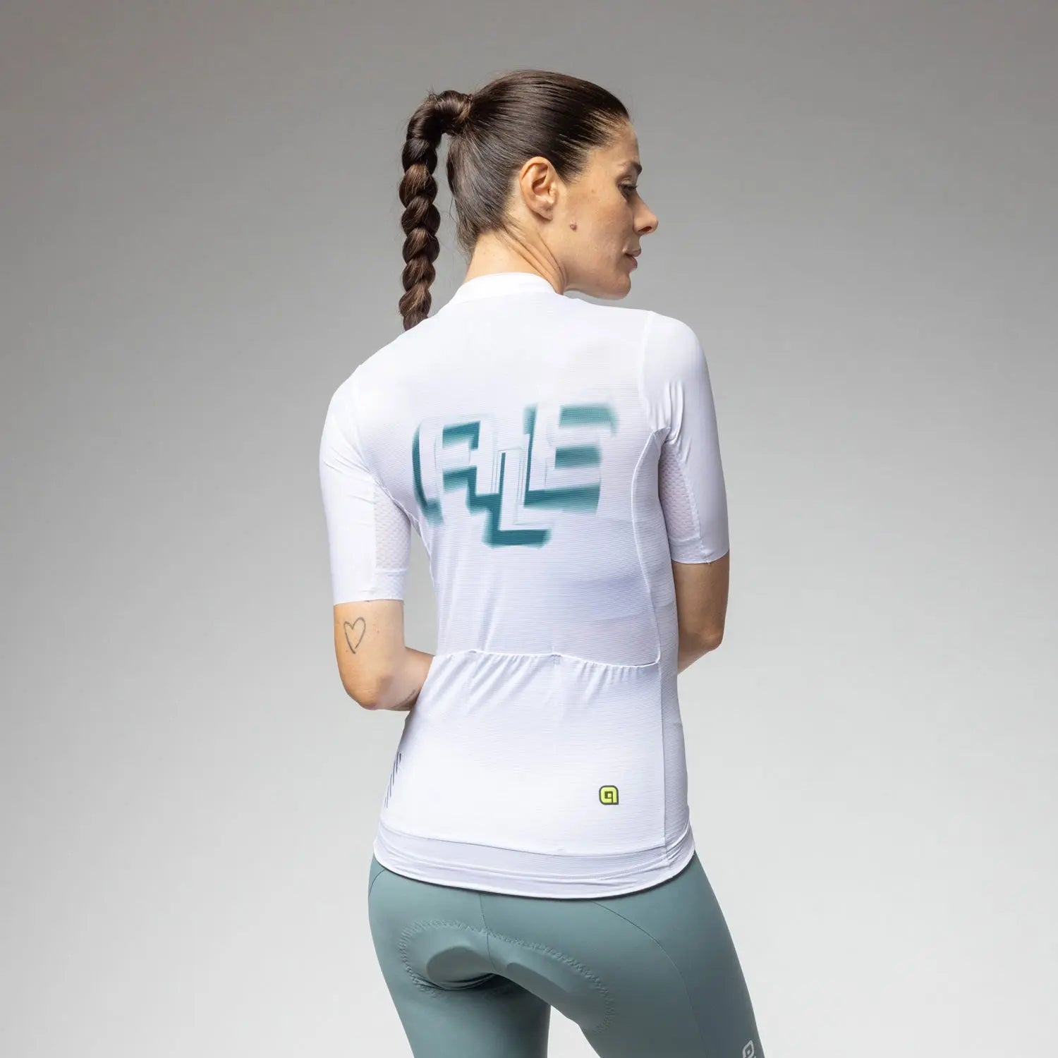 Ale Clothing Sauvage 2.0 PR-E Ladies Short Sleeves Jersey White - FREE UK Shipping, FREE 365 Day Returns | Moto Central