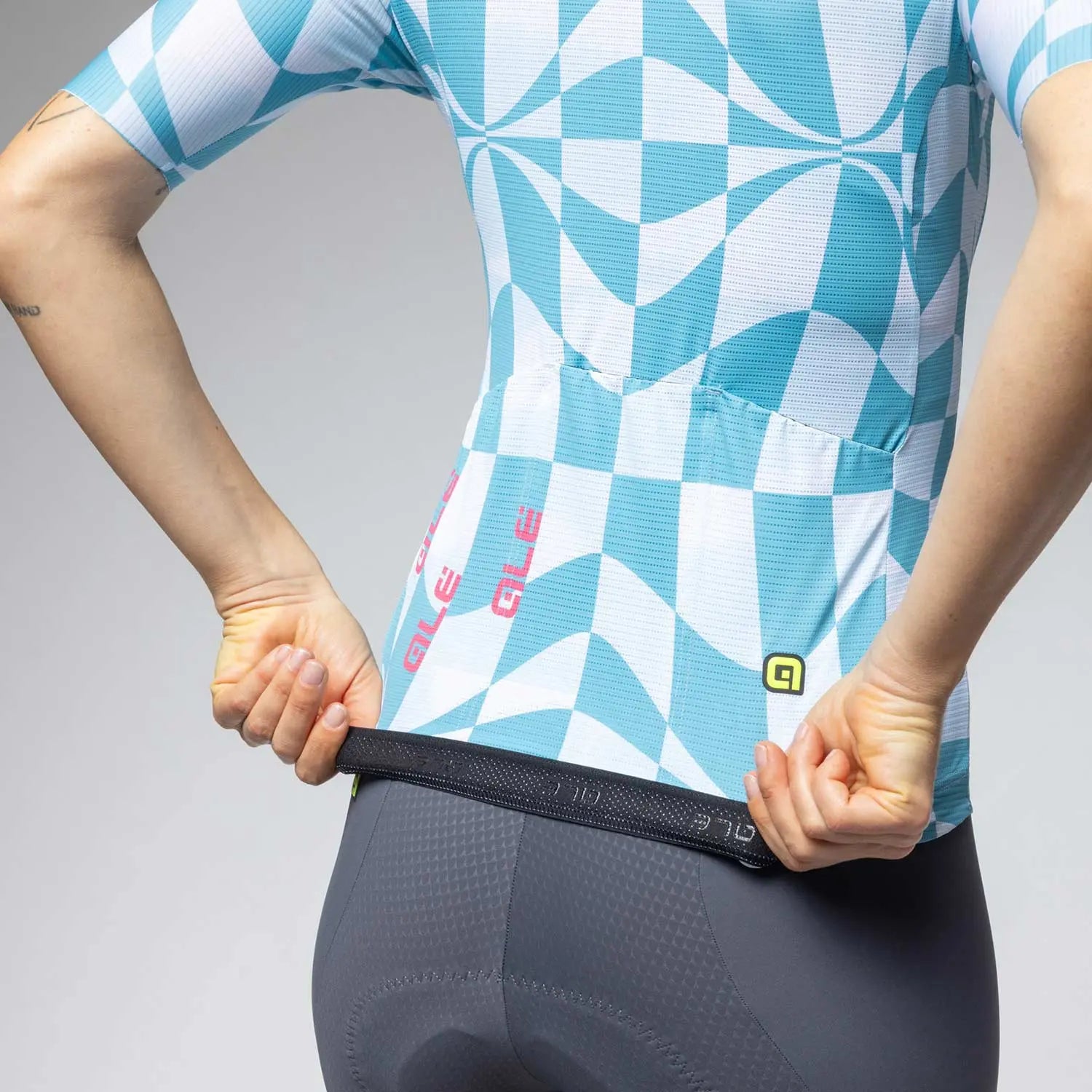 Ale Clothing Multiverso 2.0 PR-E Ladies Short Sleeves Jersey Cyan - FREE UK Shipping, FREE 365 Day Returns | Moto Central