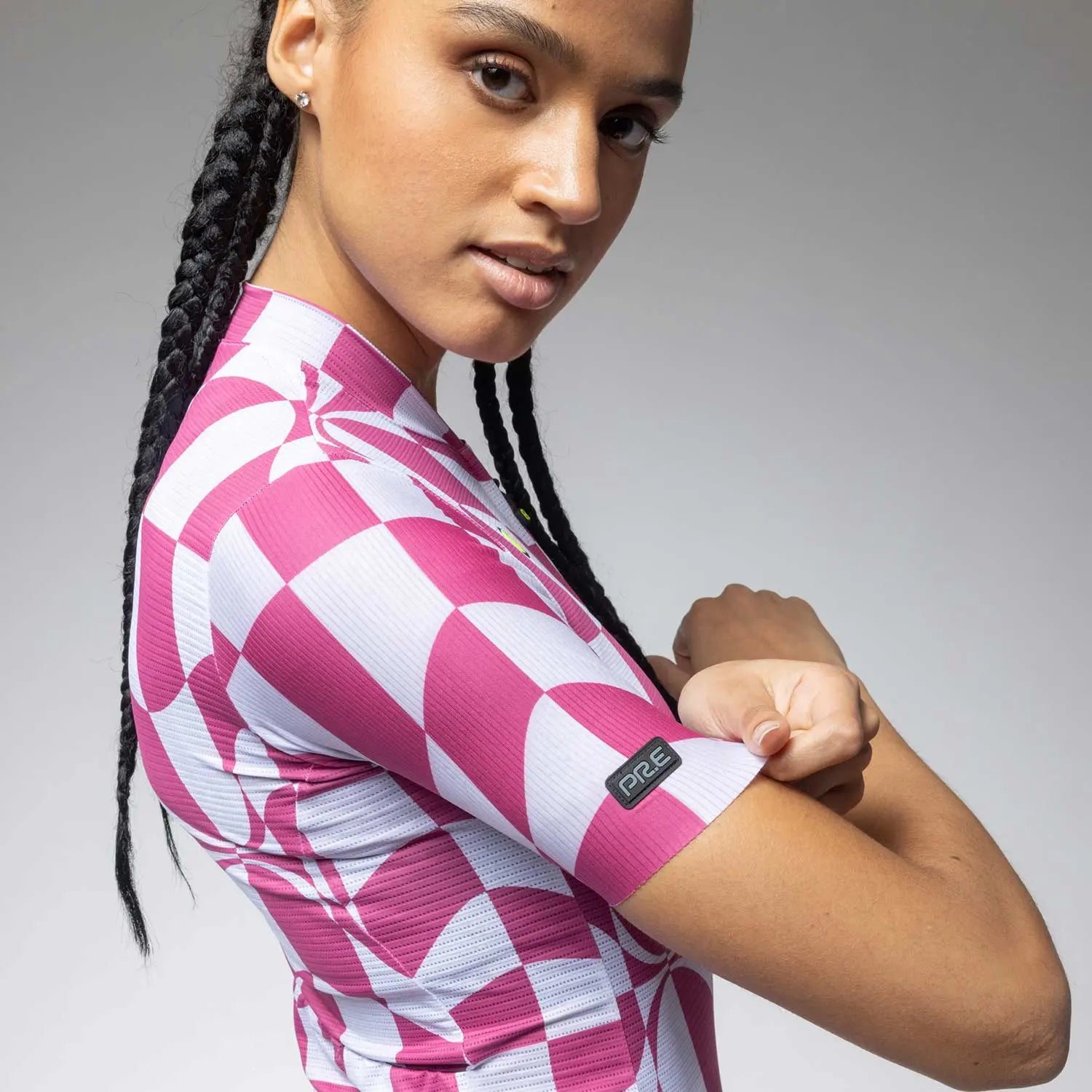 Ale Clothing Multiverso 2.0 PR-E Ladies Short Sleeves Jersey Pink - FREE UK Shipping, FREE 365 Day Returns | Moto Central