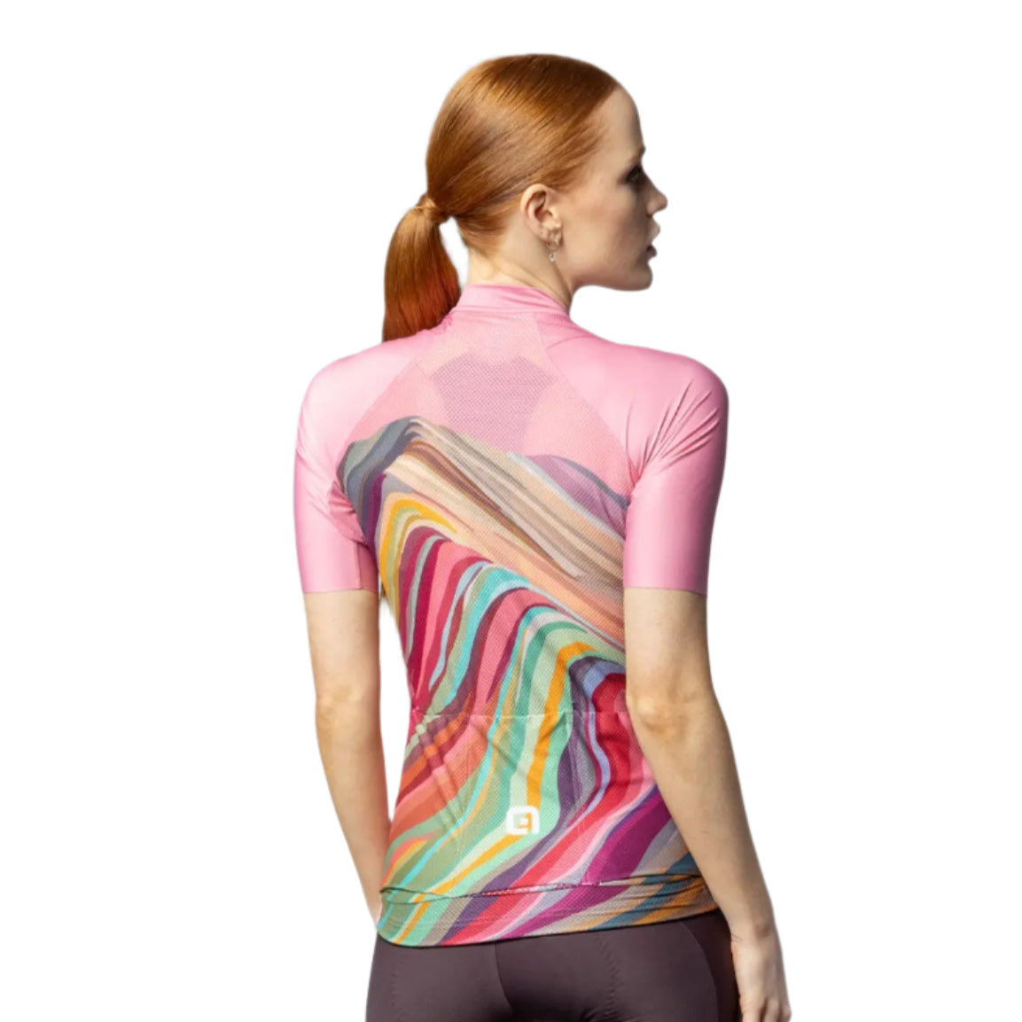 Ale Clothing Rainbow PR-E Ladies Short Sleeves Jersey Multicolour - FREE UK Shipping, FREE 365 Day Returns | Moto Central