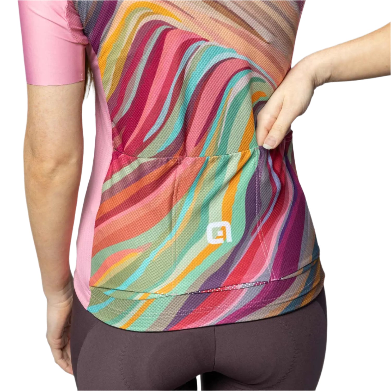 Ale Clothing Rainbow PR-E Ladies Short Sleeves Jersey Multicolour - FREE UK Shipping, FREE 365 Day Returns | Moto Central
