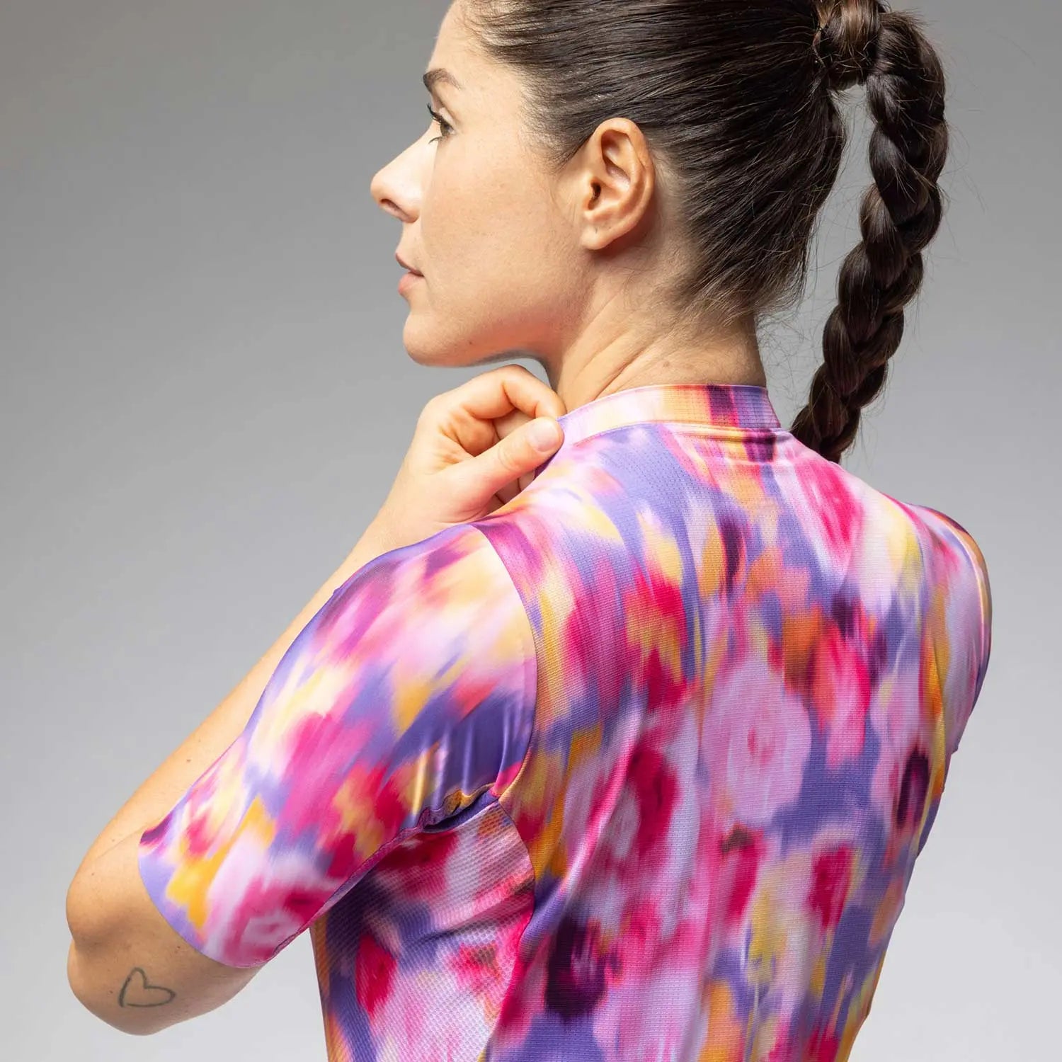 Ale Clothing Jardin 2.0 PR-E Ladies Short Sleeves Jersey Pink - FREE UK Shipping, FREE 365 Day Returns | Moto Central