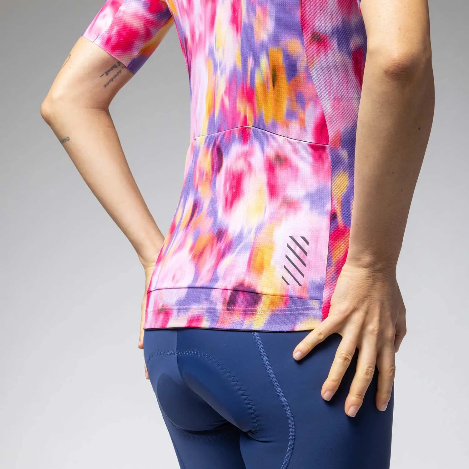 Ale Clothing Jardin 2.0 PR-E Ladies Short Sleeves Jersey Pink - FREE UK Shipping, FREE 365 Day Returns | Moto Central