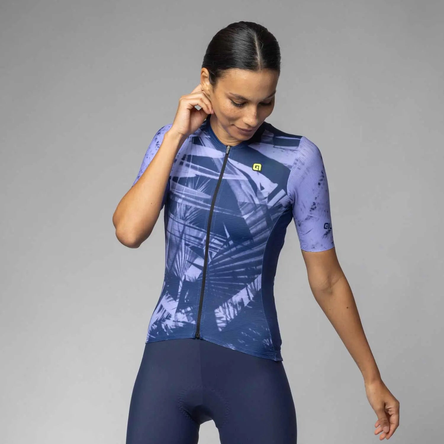 Ale Clothing Palm PR-E Ladies Short Sleeves Jersey Blue - FREE UK Shipping, FREE 365 Day Returns | Moto Central