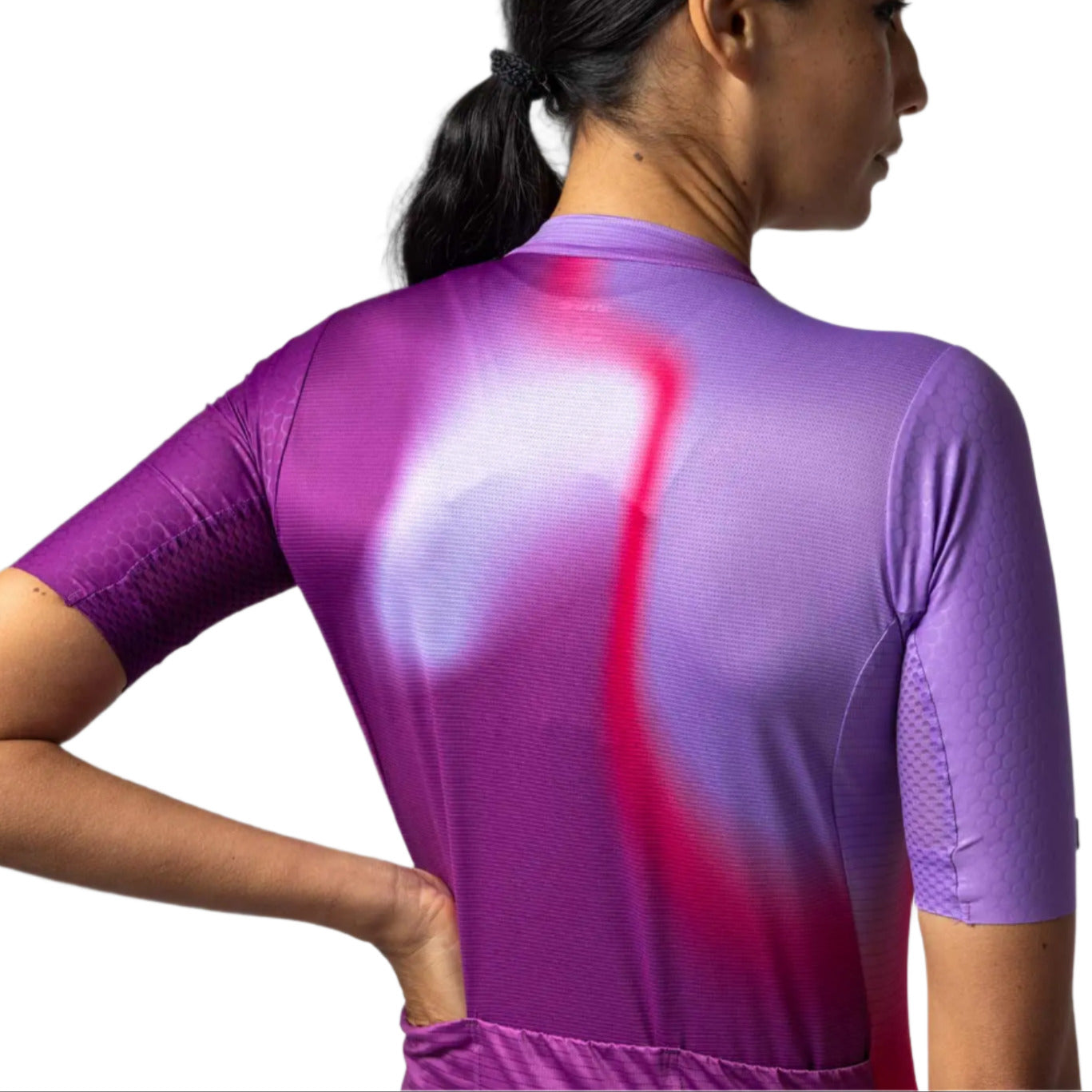Ale Clothing Flash PR-E Ladies Short Sleeves Jersey Purple - FREE UK Shipping, FREE 365 Day Returns | Moto Central