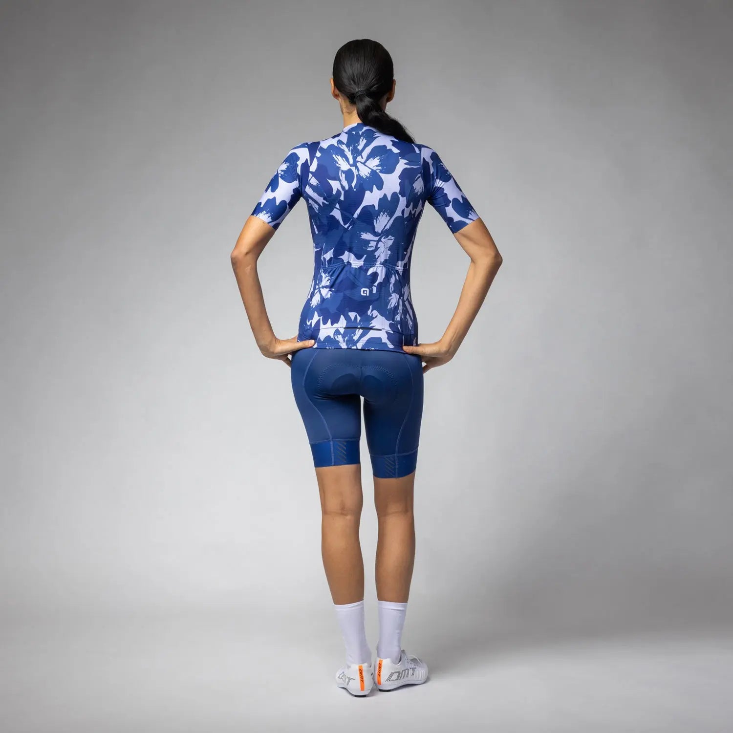 Ale Clothing Flower Pragma Ladies Short Sleeves Jersey Blue - FREE UK Shipping, FREE 365 Day Returns | Moto Central