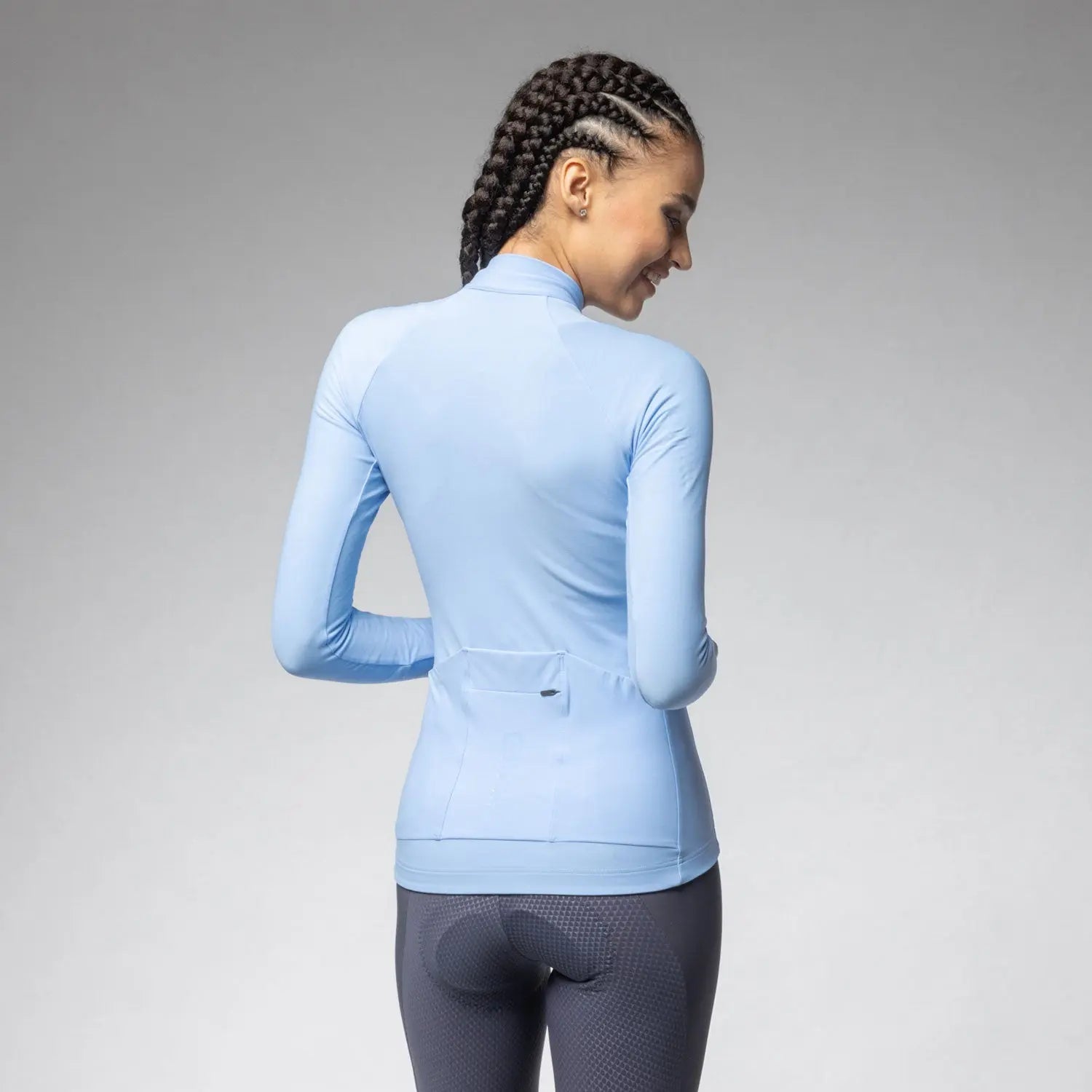 Ale Clothing Warm Race 2.0 R-EV1 Long Sleeves Ladies Jersey Light / Blue - FREE UK Shipping, FREE 365 Day Returns | Moto Central