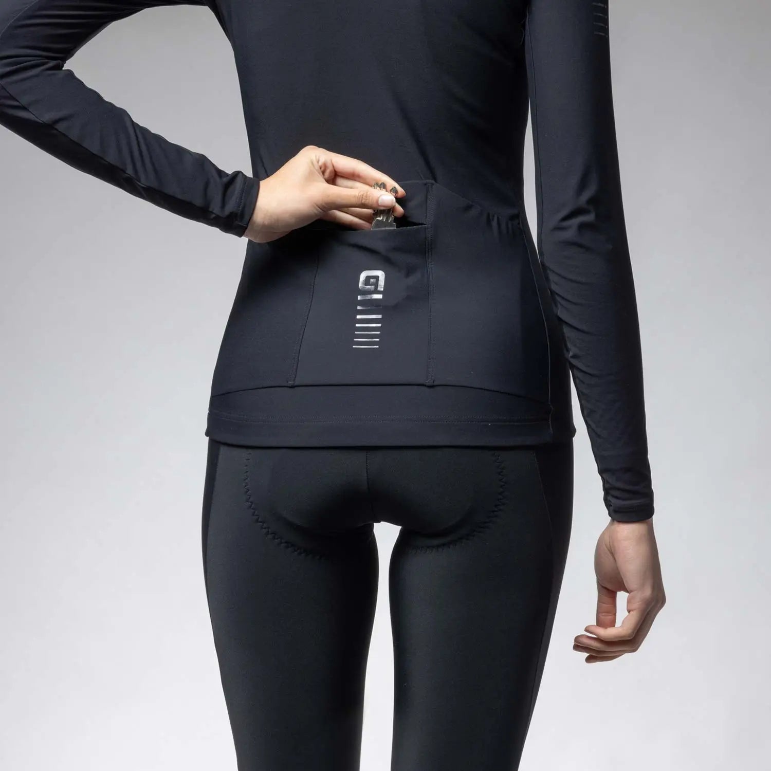 Ale Clothing Warm Race 2.0 R-EV1 Long Sleeves Ladies Jersey Black - FREE UK Shipping, FREE 365 Day Returns | Moto Central