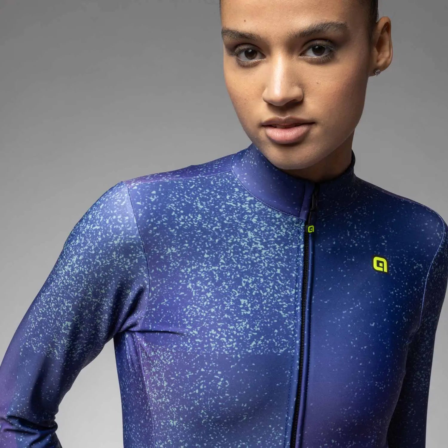 Ale Clothing Stellar PR-E Ladies Long Sleeves Jersey Navy - FREE UK Shipping, FREE 365 Day Returns | Moto Central