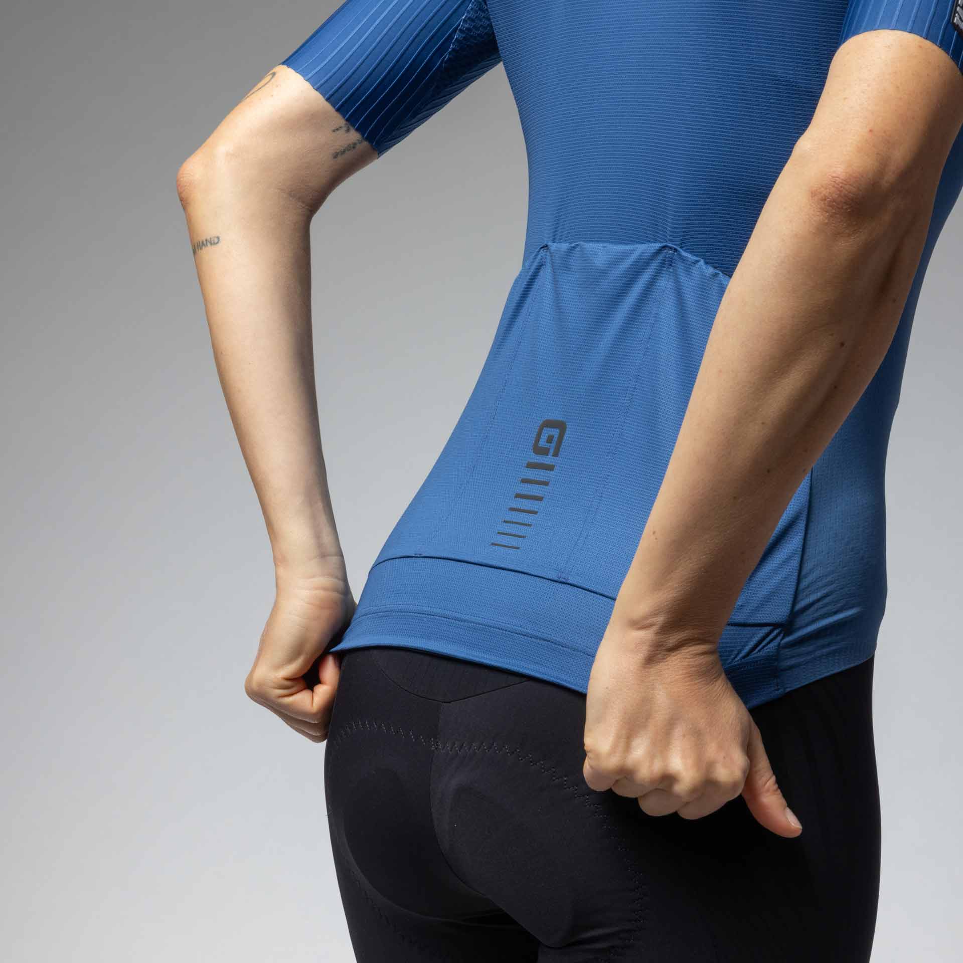 Ale Clothing Sprinter 2.0 R-EV1 Ladies Short Sleeves Jersey Blue - FREE UK Shipping, FREE 365 Day Returns | Moto Central