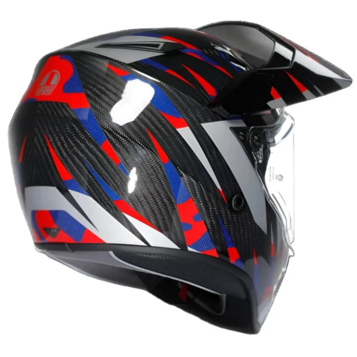 AGV AX9 Steppa Carbon / Red / Blue