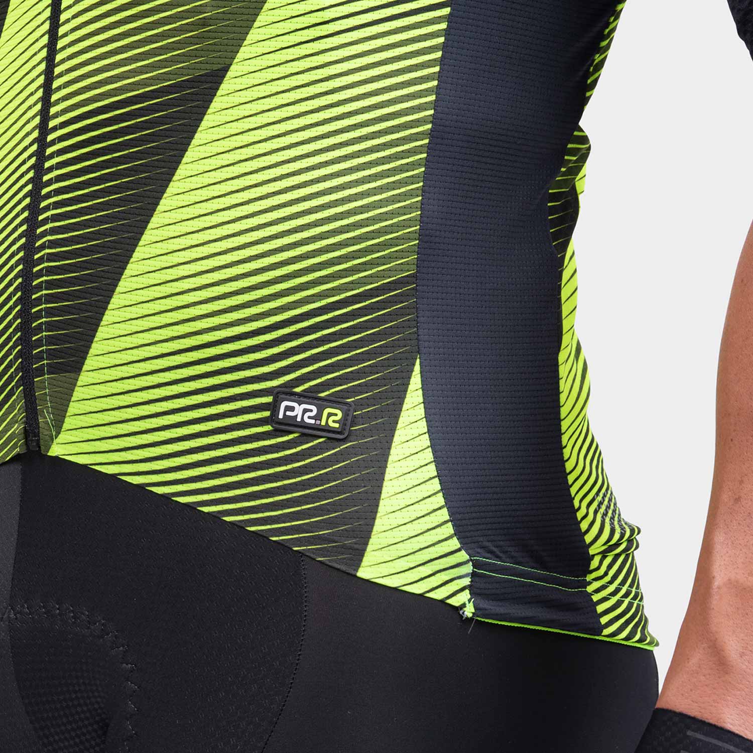 Ale Clothing Square PR-R Short Sleeves Jersey Yellow - FREE UK Shipping, FREE 365 Day Returns | Moto Central