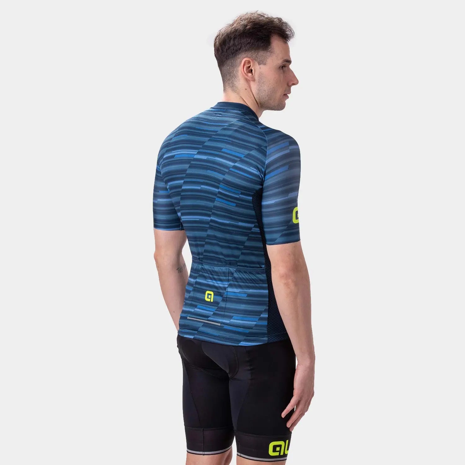 Ale Clothing Step Solid Short Sleeves Jersey Blue - FREE UK Shipping, FREE 365 Day Returns | Moto Central