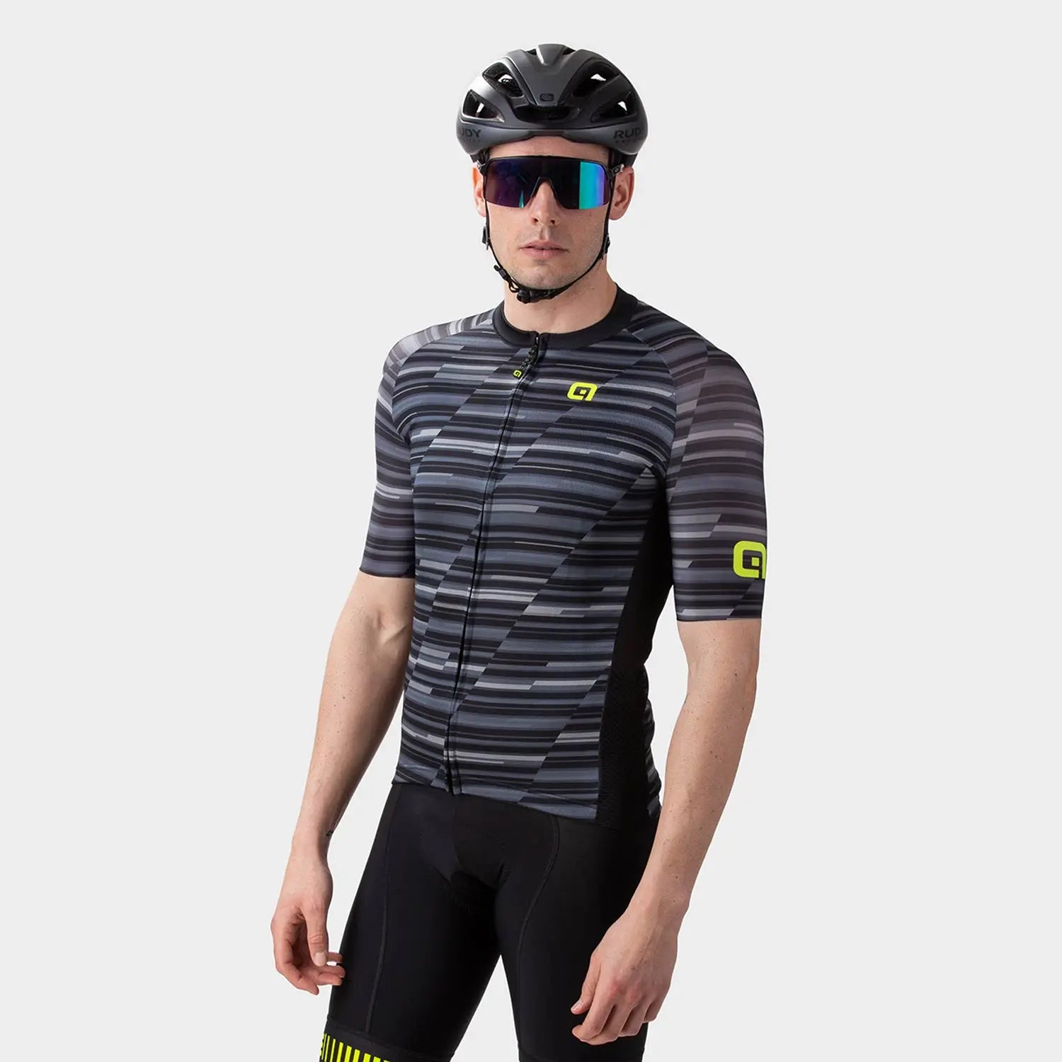 Ale Clothing Step Solid Short Sleeves Jersey Black - FREE UK Shipping, FREE 365 Day Returns | Moto Central