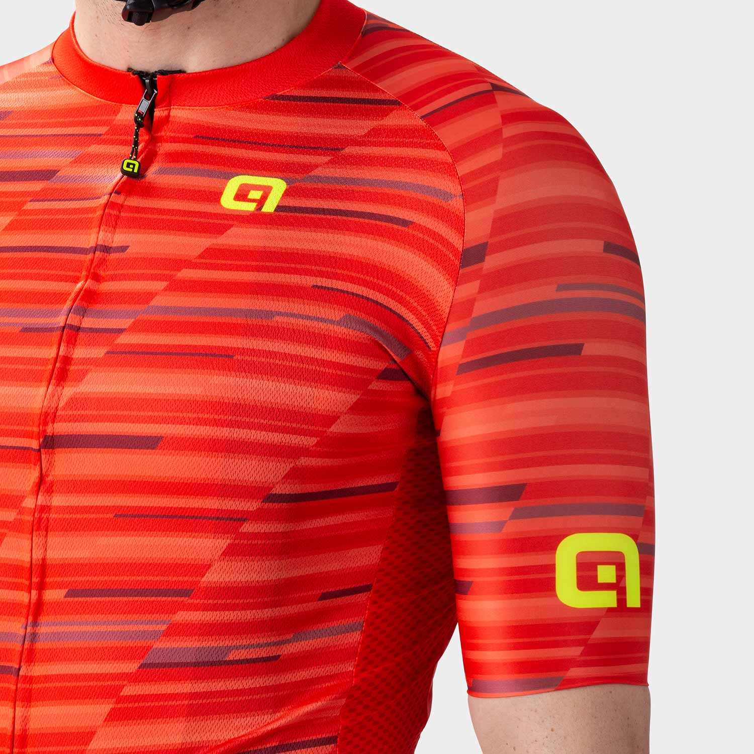 Ale Clothing Step Solid Short Sleeves Jersey Red - FREE UK Shipping, FREE 365 Day Returns | Moto Central
