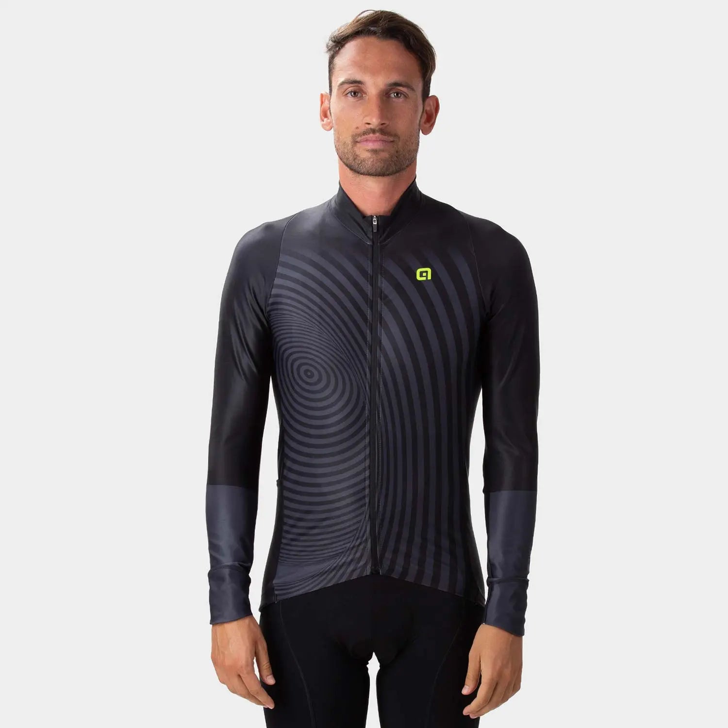 Ale Clothing Green Digital PR-R Long Sleeves Jersey Black - FREE UK Shipping, FREE 365 Day Returns | Moto Central
