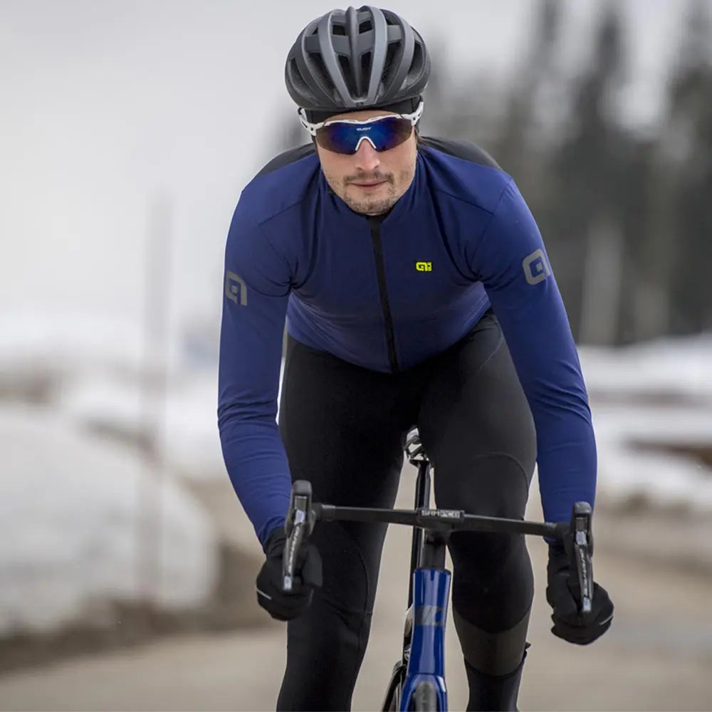Ale Clothing Future Warm R-EV1 Jacket Navy - FREE UK Shipping, FREE 365 Day Returns | Moto Central