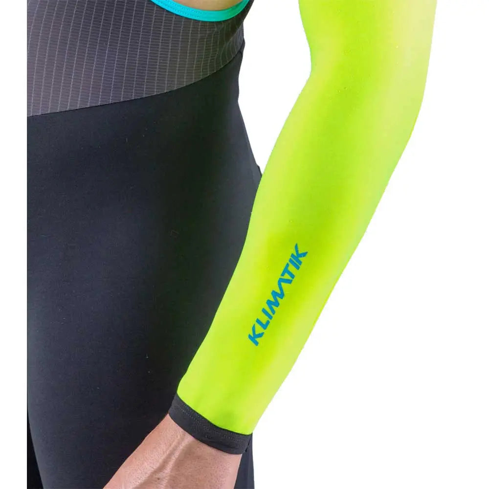 Ale Clothing K-Atmo Klimatik Arm Warmers Yellow - FREE UK Shipping, FREE 365 Day Returns | Moto Central