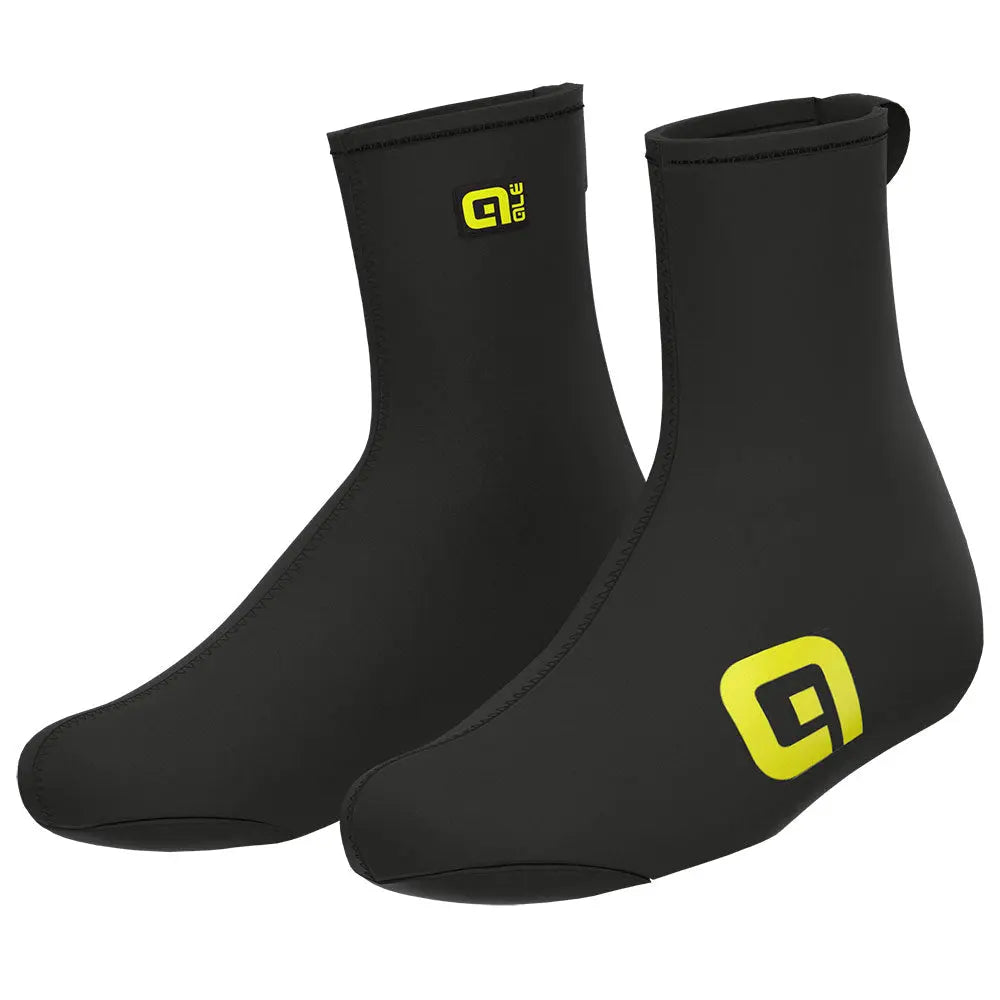 Ale Clothing Neoprene Cycle Shoe Covers Black / Reflective