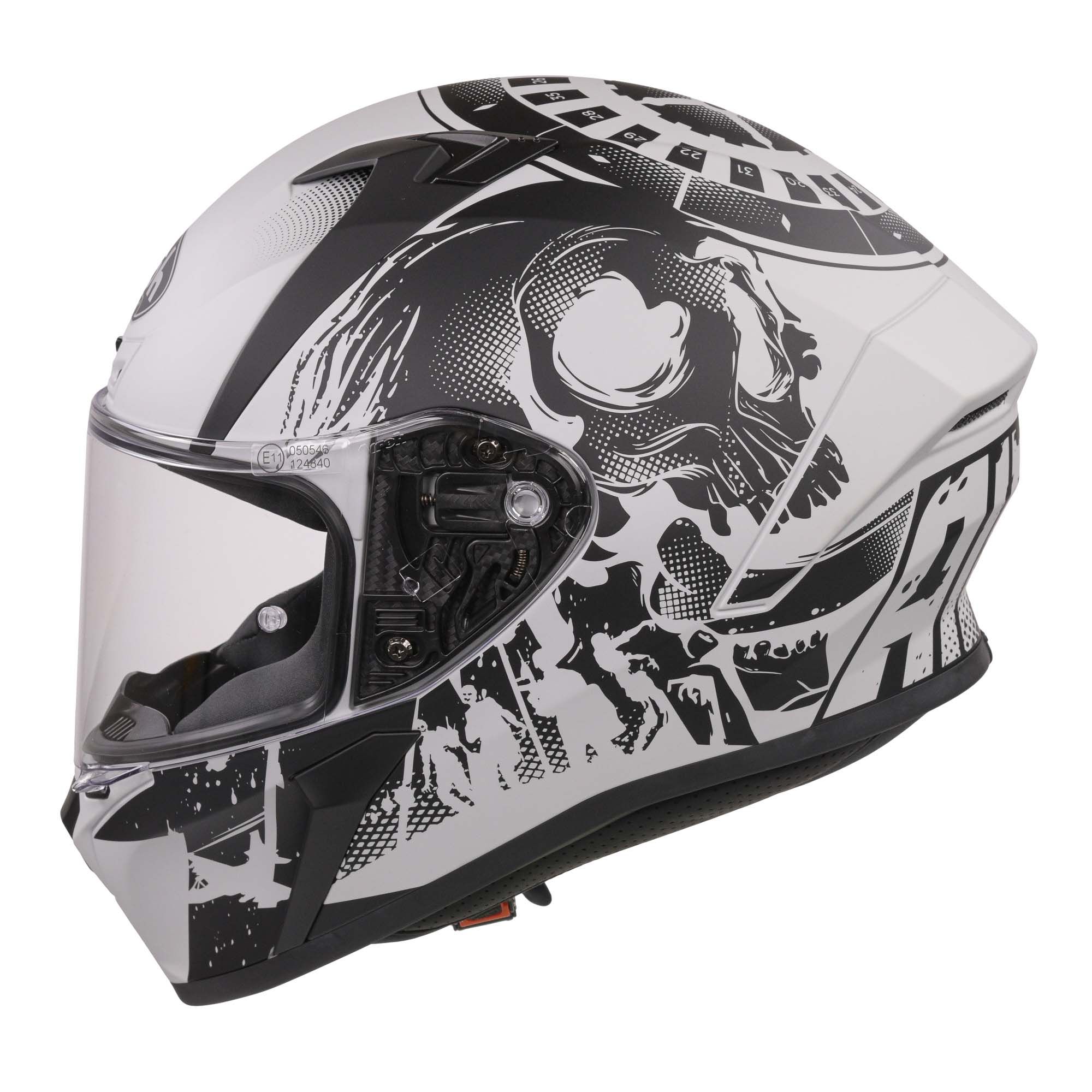 Airoh Valor Akuna Grey / Matt Black - FREE UK Shipping, FREE 365 Day Returns | Moto Central