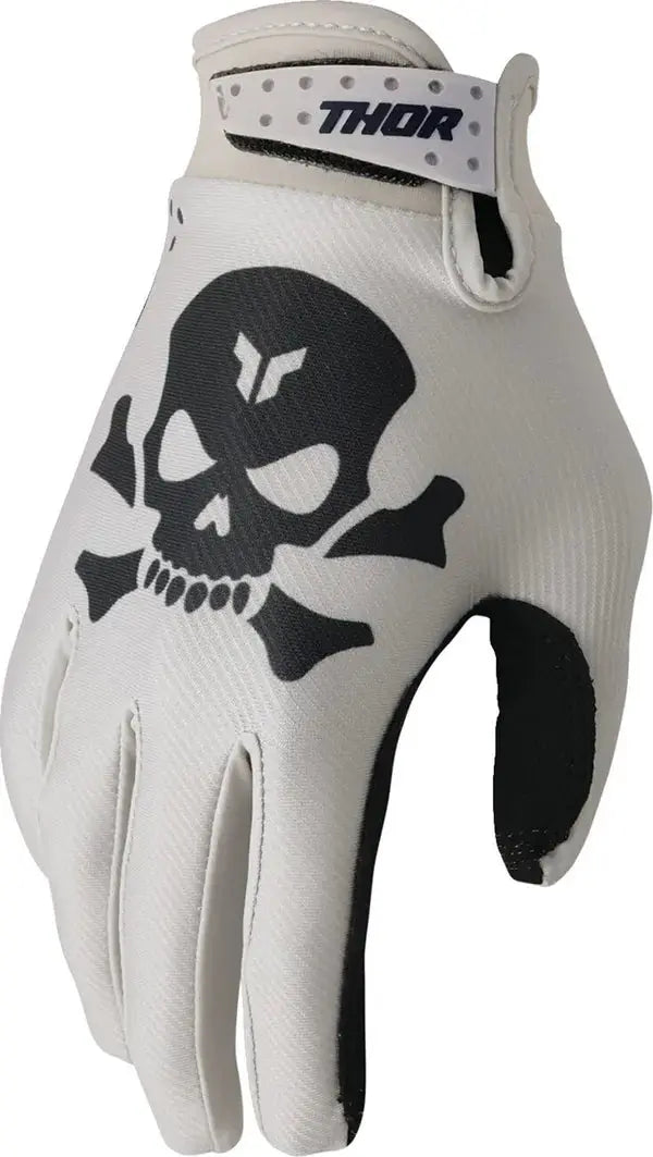 Thor Launchmode Textile Gloves Black / Sand - FREE UK Shipping, FREE 365 Day Returns | Moto Central