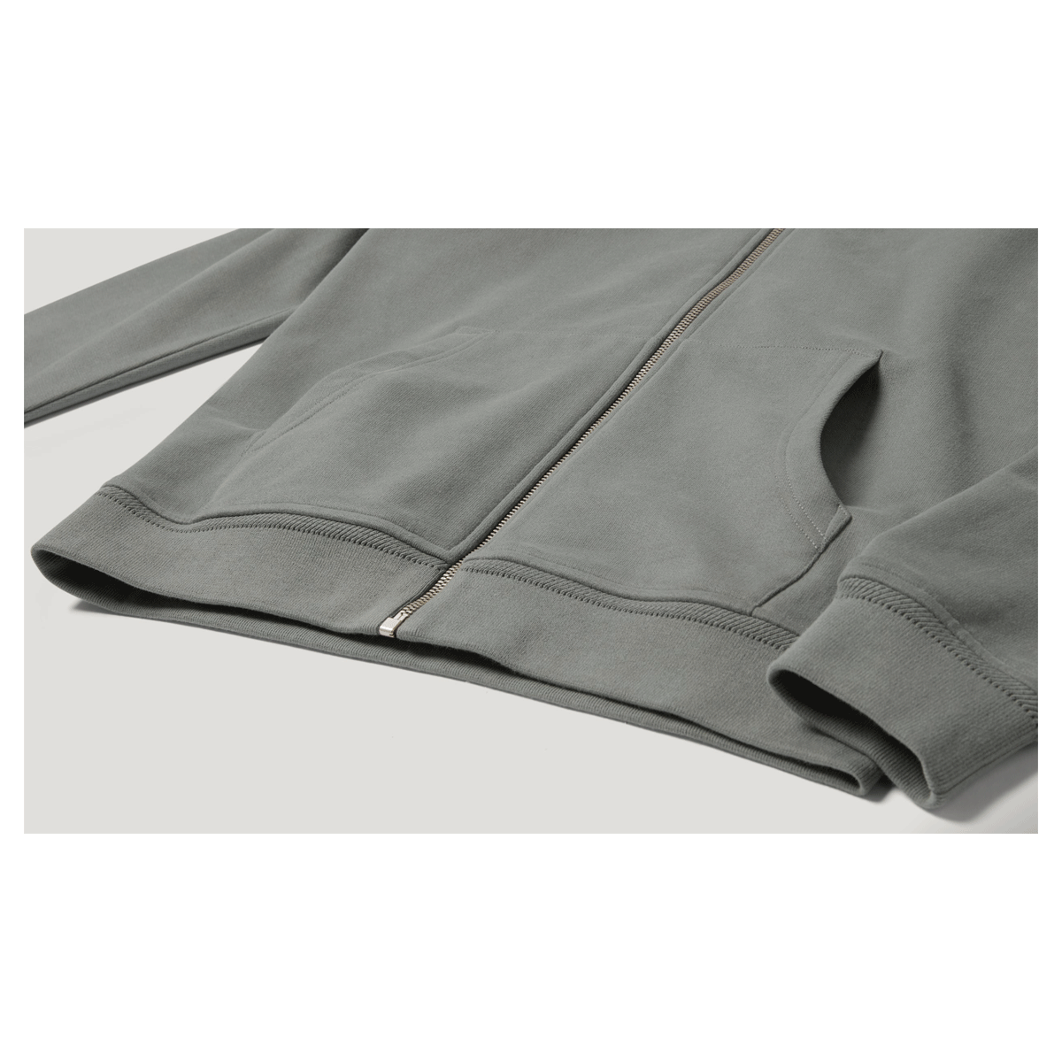 Belstaff Full Zip Hoodie Atlantic Grey FREE UK Delivery, FREE 365 Day Returns | Moto Central