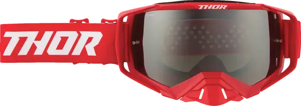 Thor Activate Goggles Flite Red - FREE UK Shipping, FREE 365 Day Returns | Moto Central