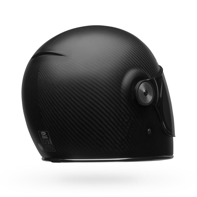 Bell Bullitt GT Carbon Solid ECE 22.06 Matt Black  - FREE UK Shipping, FREE 365 Day Returns | Moto Central