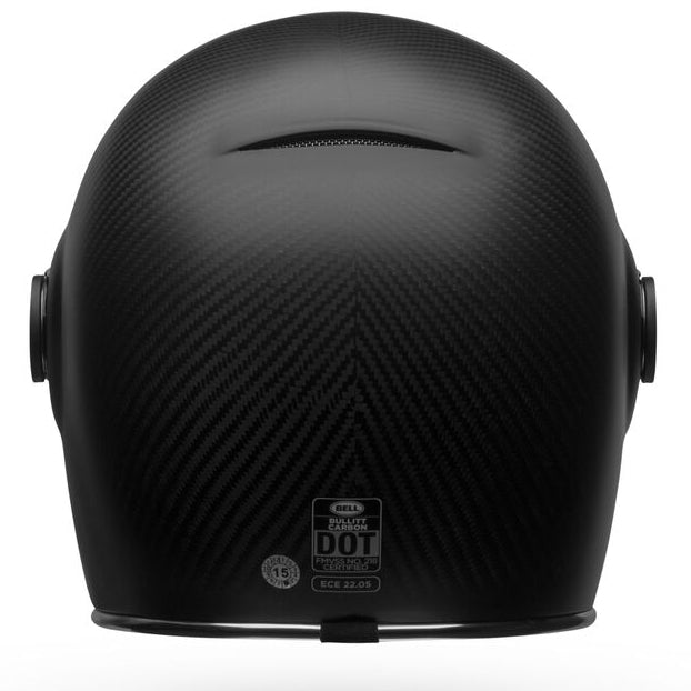 Bell Bullitt GT Carbon Solid ECE 22.06 Matt Black  - FREE UK Shipping, FREE 365 Day Returns | Moto Central