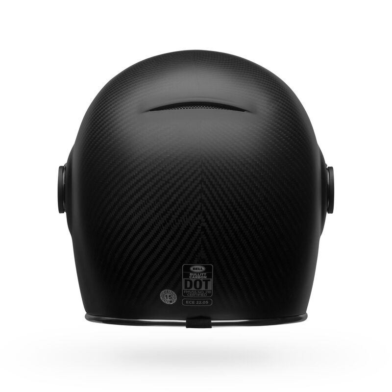 Bell Bullitt GT Carbon Solid ECE 22.06 Matt Black  - FREE UK Shipping, FREE 365 Day Returns | Moto Central
