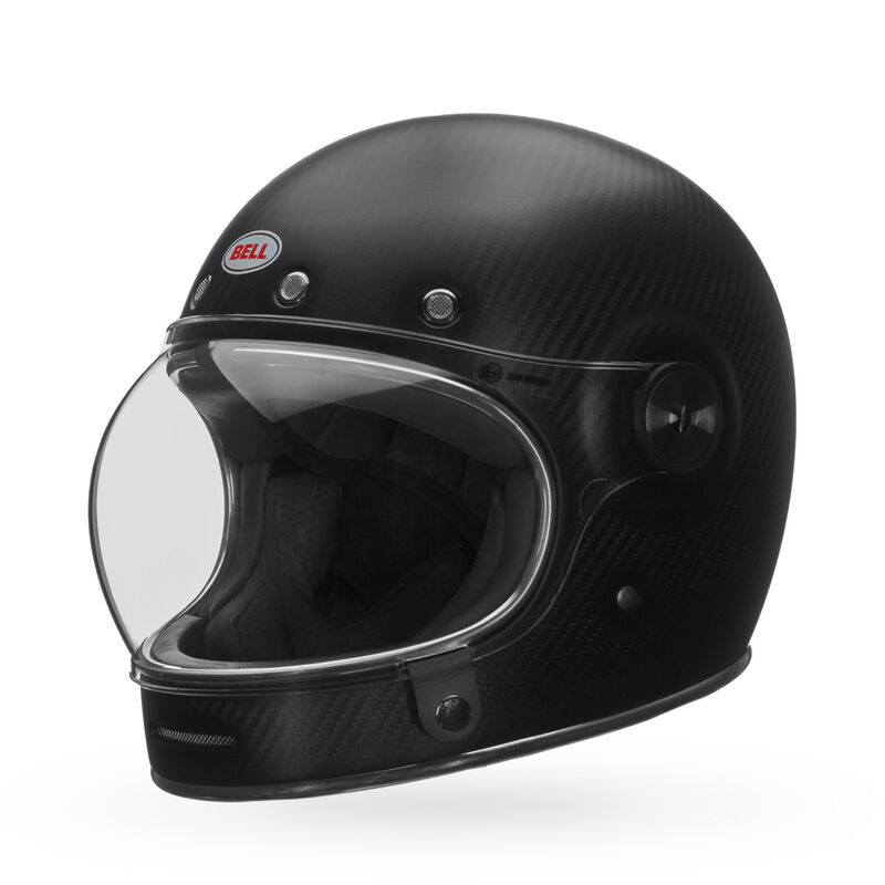 Bell Bullitt GT Carbon Solid ECE 22.06 Matt Black  - FREE UK Shipping, FREE 365 Day Returns | Moto Central