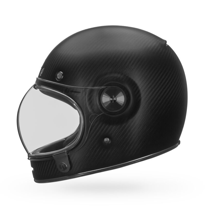 Bell Bullitt GT Carbon Solid ECE 22.06 Matt Black  - FREE UK Shipping, FREE 365 Day Returns | Moto Central