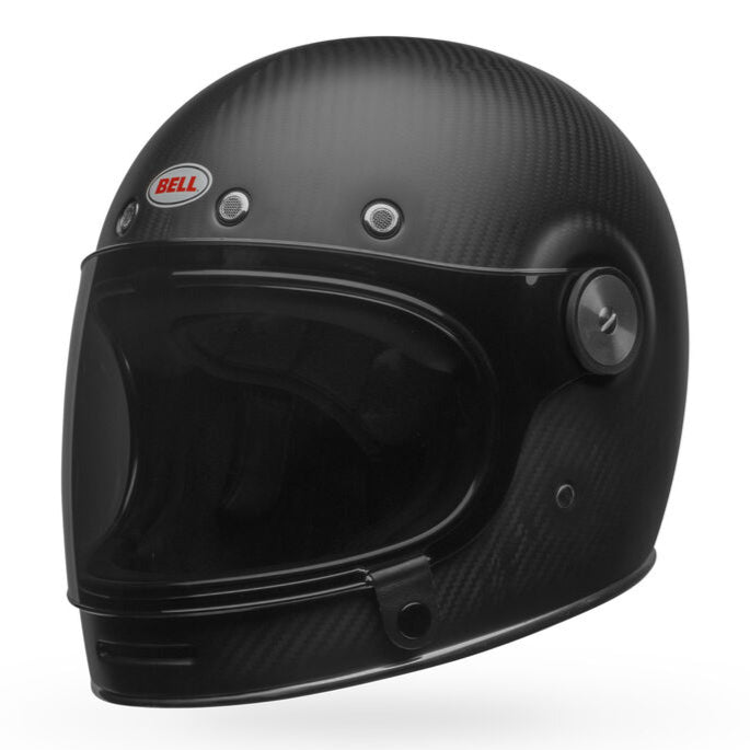 Bell Bullitt GT Carbon Solid ECE 22.06 Matt Black  - FREE UK Shipping, FREE 365 Day Returns | Moto Central