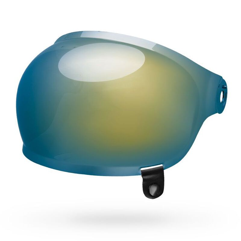 Bell Bullitt GT Bubble Visor Iridium Gold  - FREE UK Shipping, FREE 365 Day Returns | Moto Central