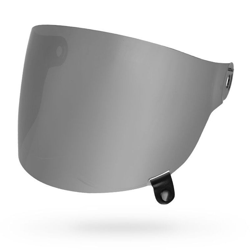 Bell Bullitt GT Flat Visor Iridium Dark Silver  - FREE UK Shipping, FREE 365 Day Returns | Moto Central