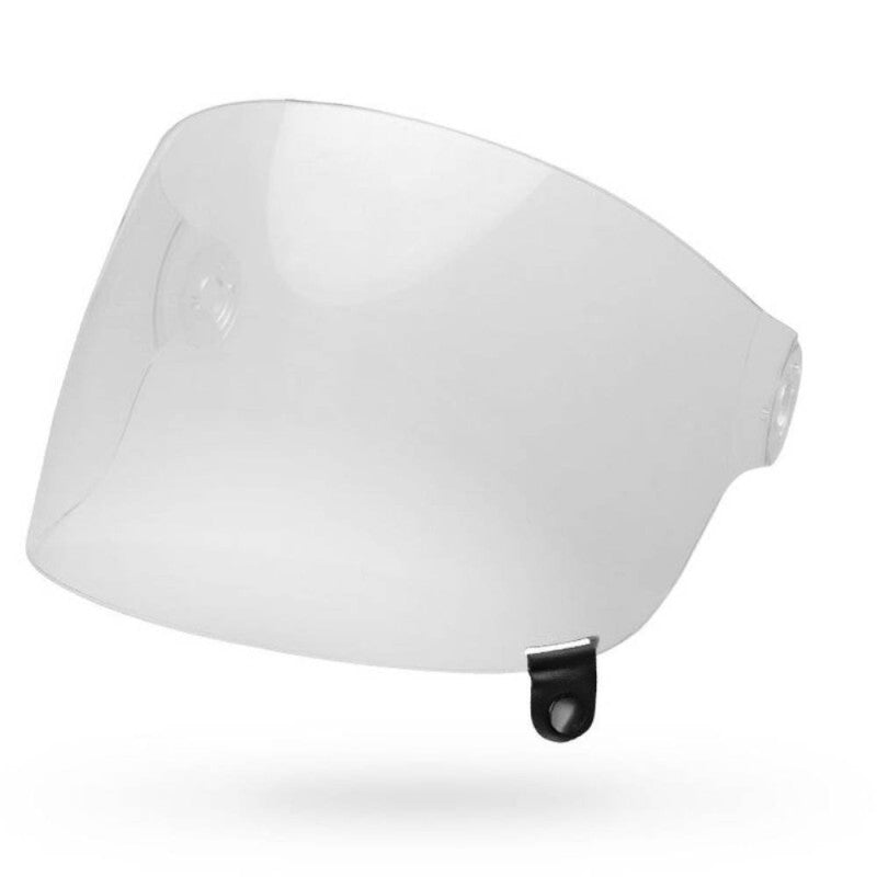 Bell Bullitt flat clear face shield with black pull tab