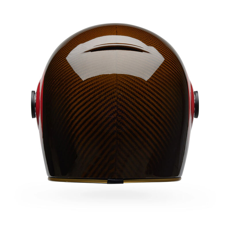 Bell Bullitt GT Carbon TT ECE 22.06 Gloss Red / Gold  - FREE UK Shipping, FREE 365 Day Returns | Moto Central