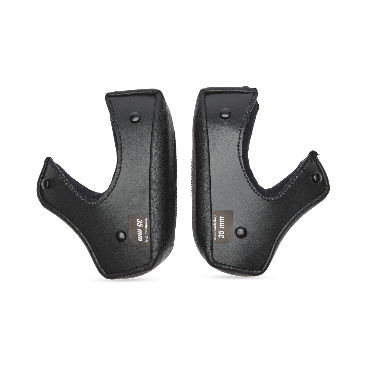 Bell Bullitt GT XL/XXL black replacement cheek pads, rear view