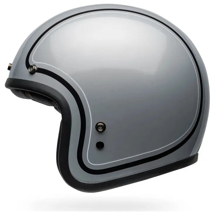 Bell Custom 500 Chief ECE 22.06 Grey open-face motorcycle helmet, right side profile view