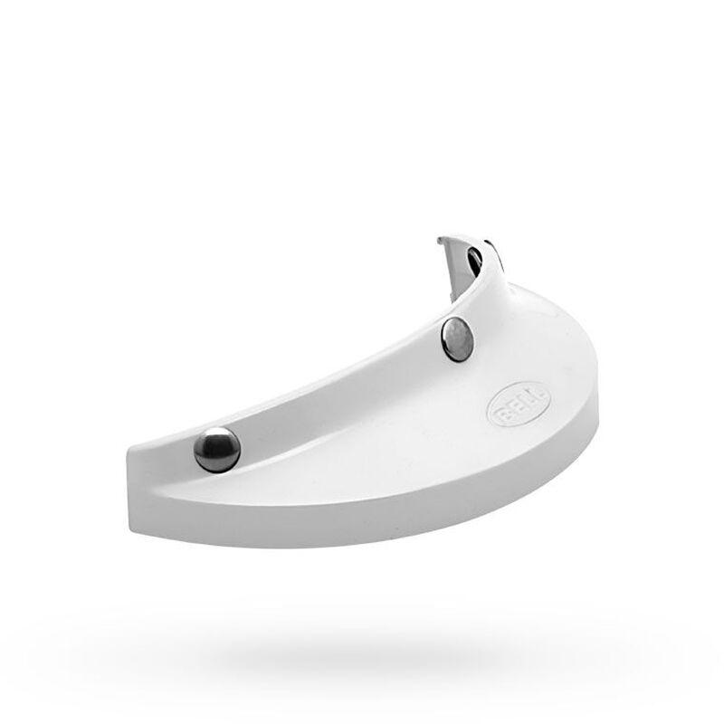 Bell Custom 500 3-Snap 520 Peak White  - FREE UK Shipping, FREE 365 Day Returns | Moto Central