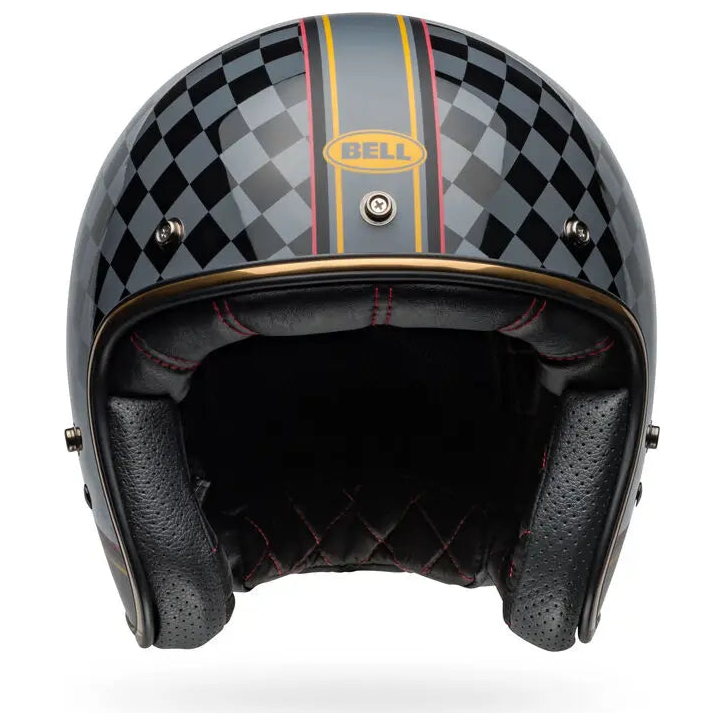bell custom 500 helmet ece tag RSD Wreakers 22.06 Black/Gold FREE UK Delivery Conduit Gloss Blue:LG Ed O'Neill 