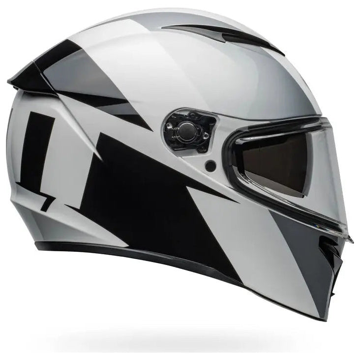Bell Lithium Shear ECE 22.06 Grey / Retina full-face motorcycle helmet, right-side profile