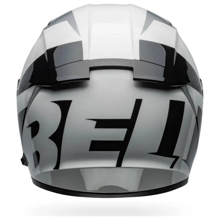 Bell Lithium Shear ECE 22.06 Grey / Retina full-face motorcycle helmet, rear view