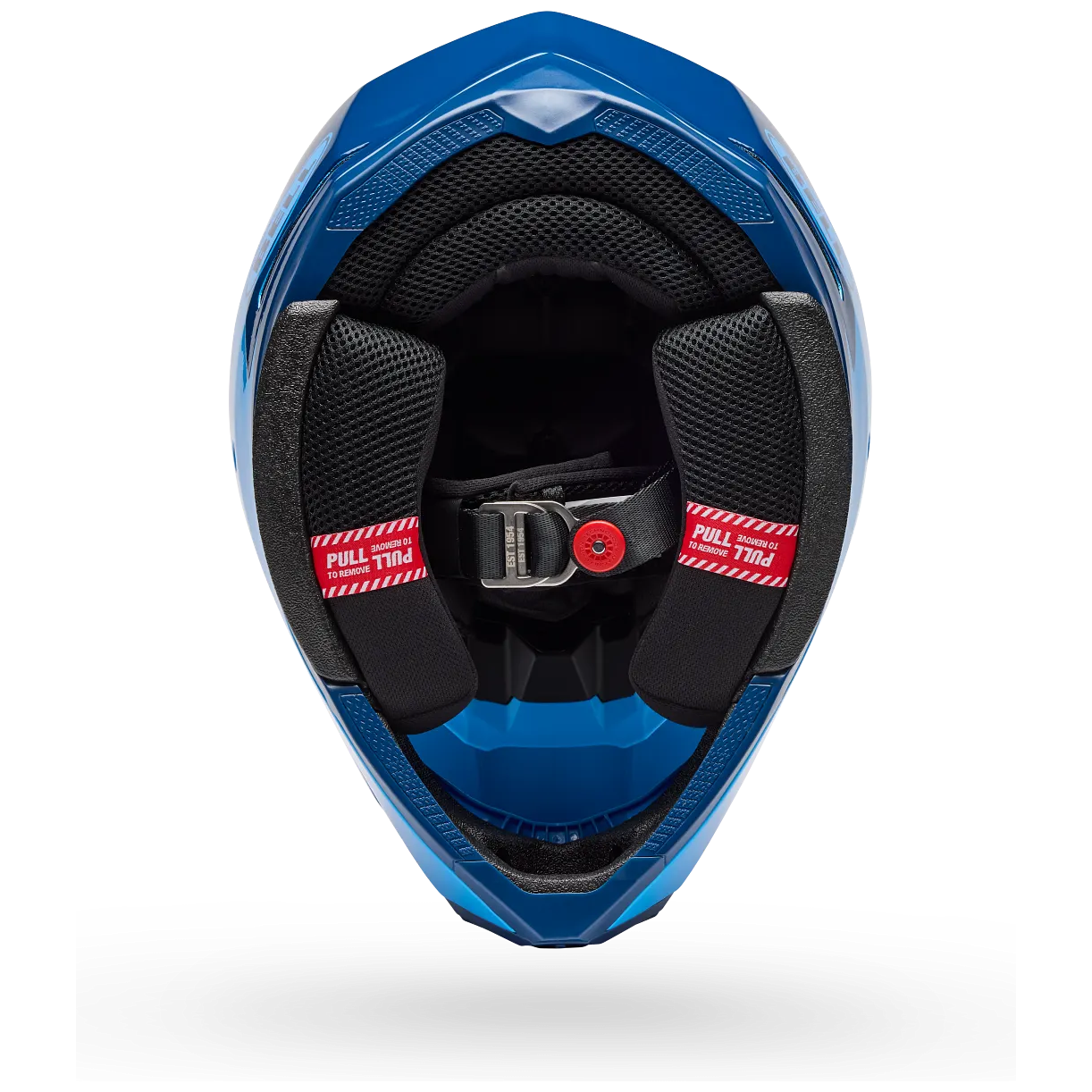 Bell Moto-10 MIPS Fade ECE 22.06 Blue motocross helmet, interior lining view