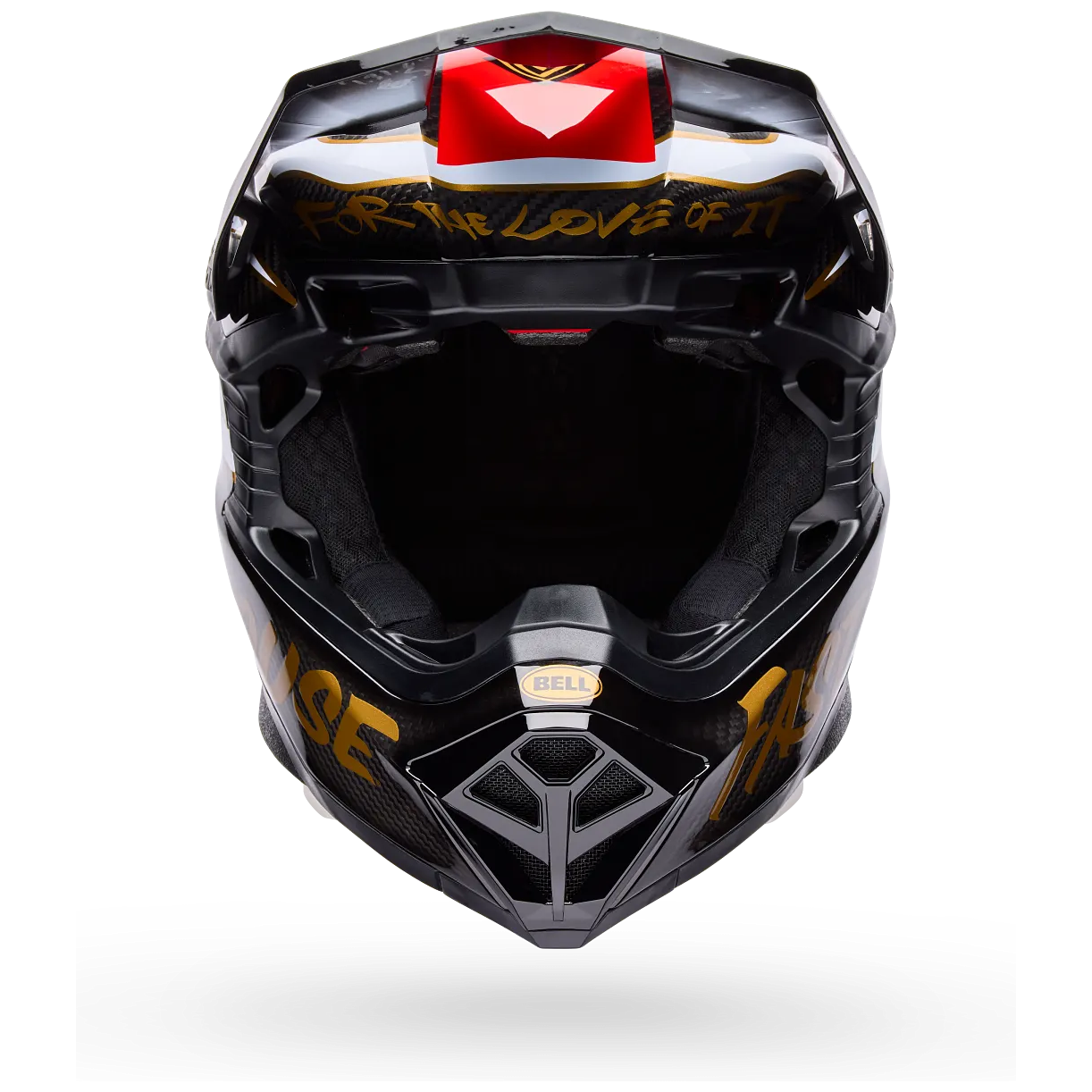 Bell Moto-10 Spherical FH DITD 25 LE ECE 22.06 Black / Gold motocross helmet, front view