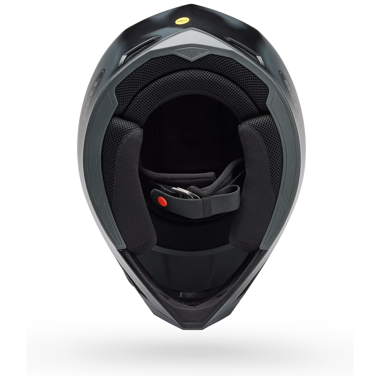 Bell MX-10 MIPS Camo ECE 22.06 Black Camo motocross helmet, interior lining view